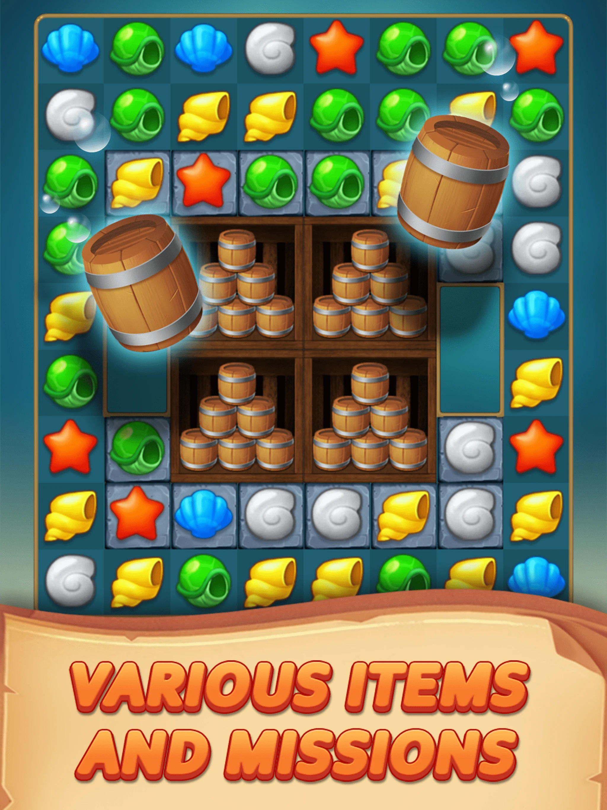 Ocean Hunter : Match 3 Puzzle screenshot