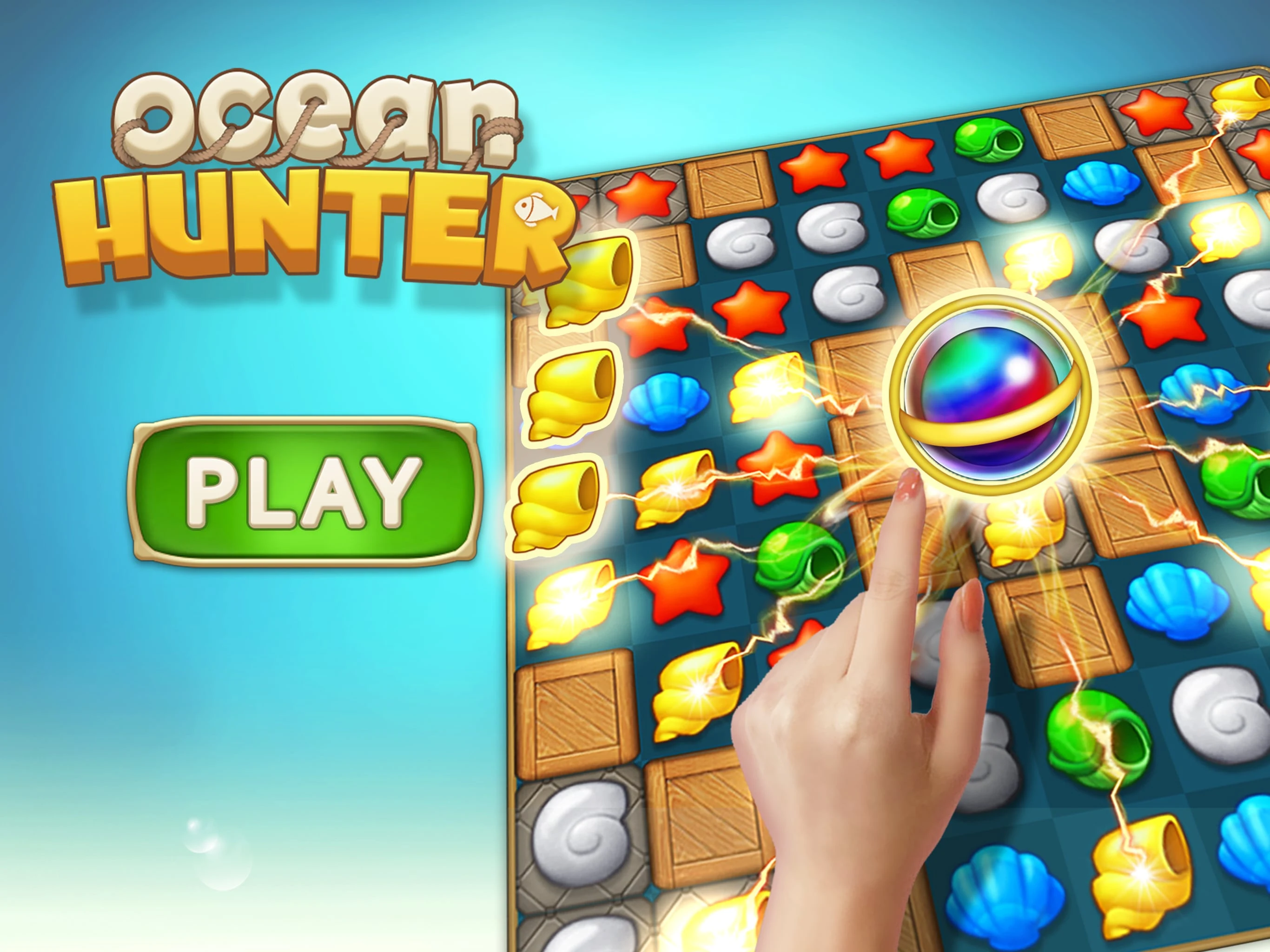 Ocean Hunter : Match 3 Puzzle screenshot