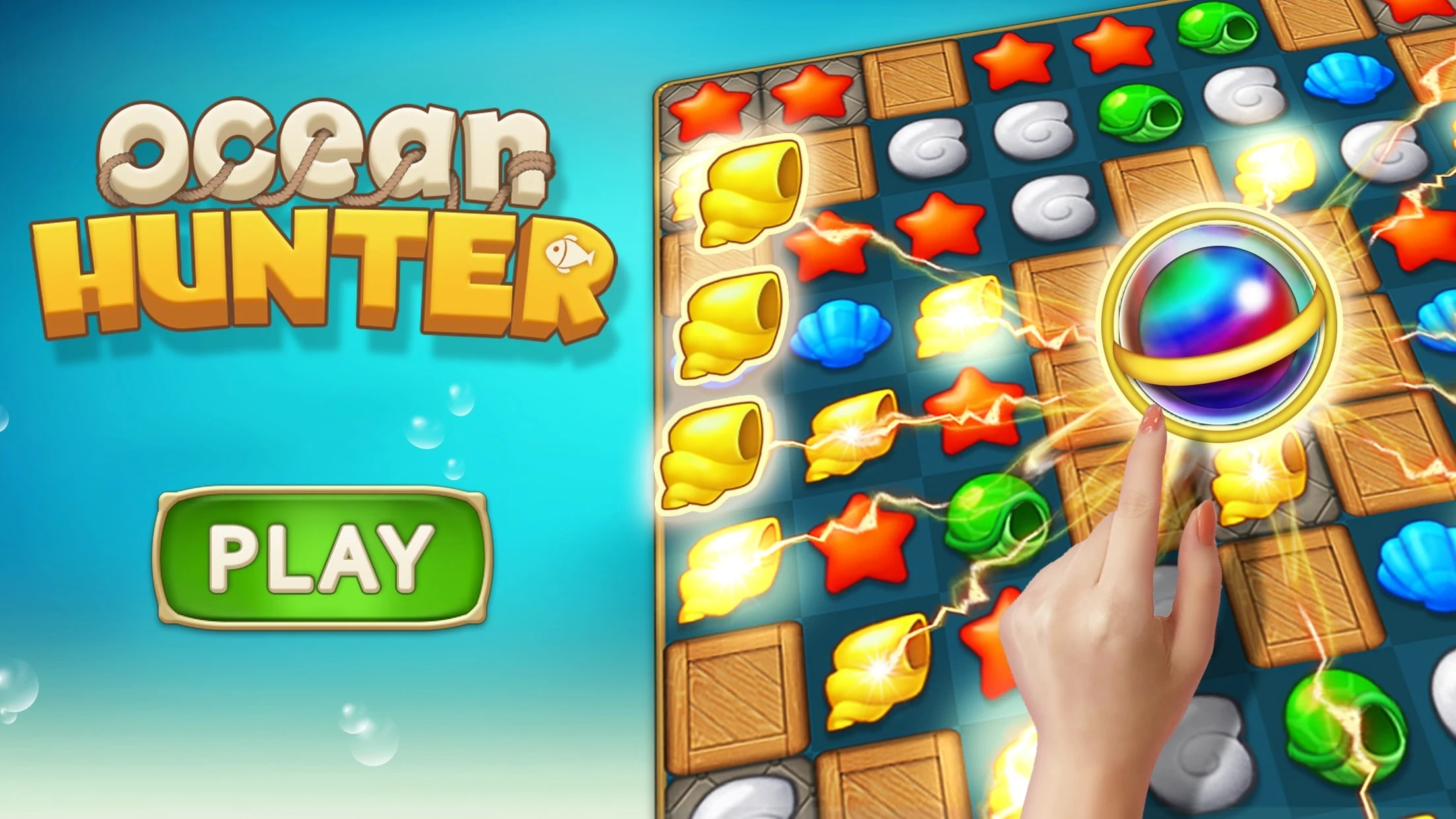 Ocean Hunter : Match 3 Puzzle screenshot